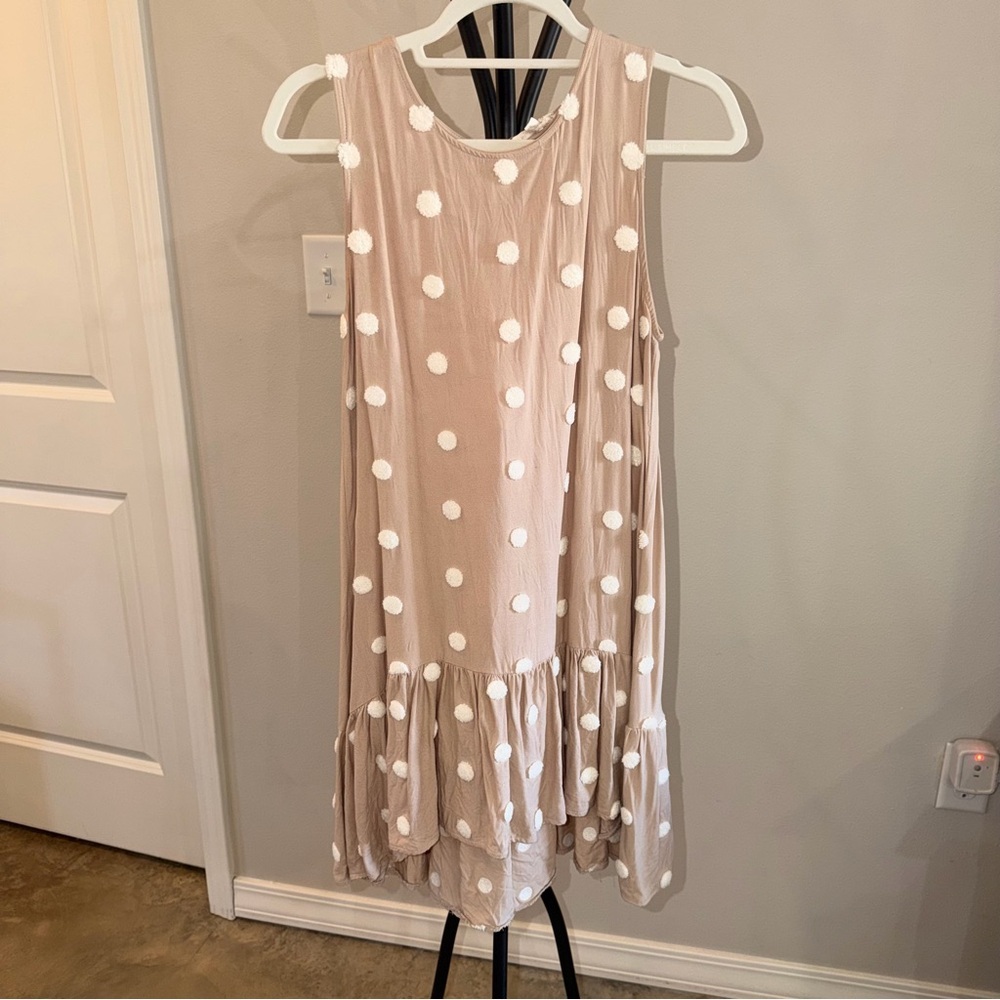 Blu Pepper Polka Dot Dress - Size L - Picture 2 of 7